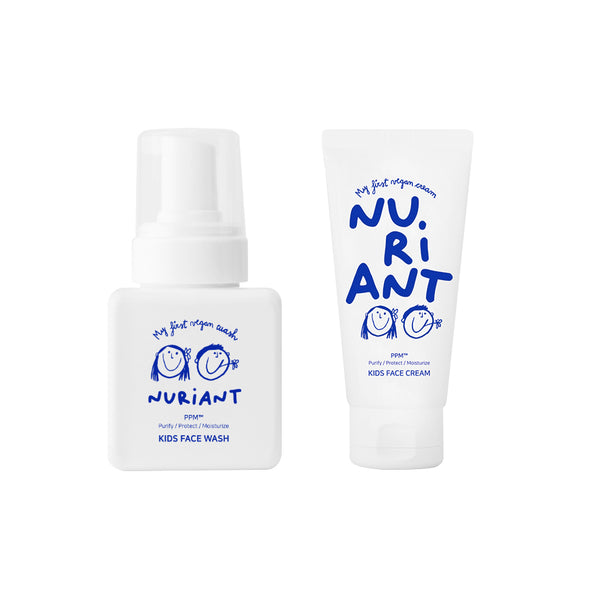 [10% OFF] 3pages® Nuriant My First Vegan  Care Duo (Face Cream + Face Wash)