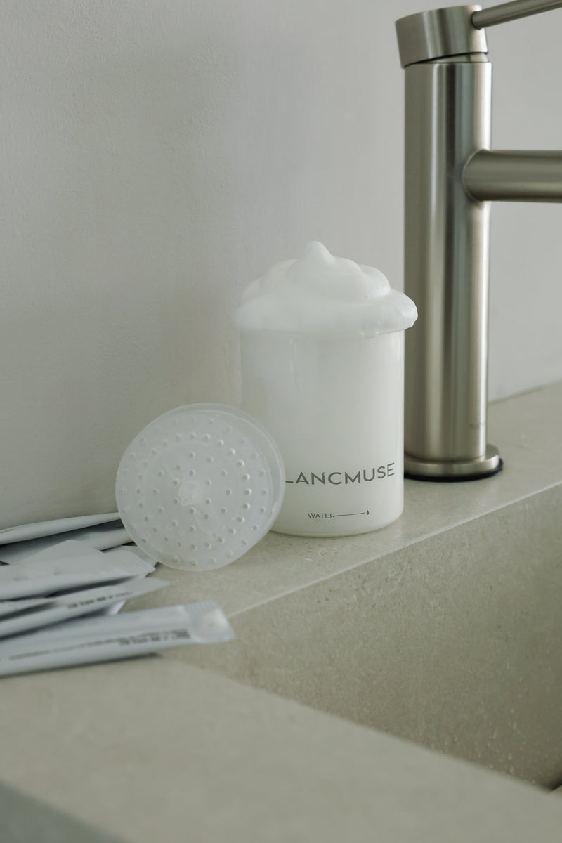 [UP TO 10% OFF] BLANCMUSE LE BLANC POWDER WASH + BUBBLE MAKER