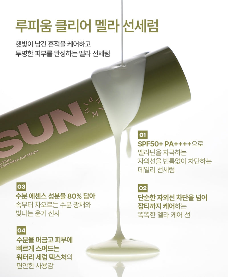 LU'PIUM CLEAR MELA SUN SERUM- shipping delay
