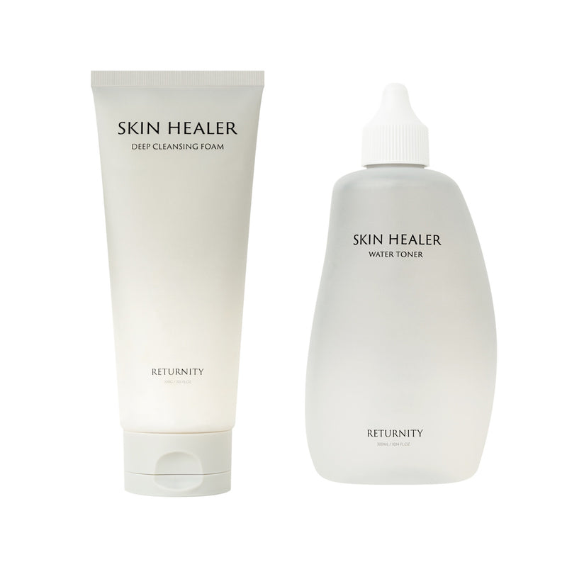 [5% OFF] RETURNITY Skin Healer Cleanser 200g + Toner 300ml