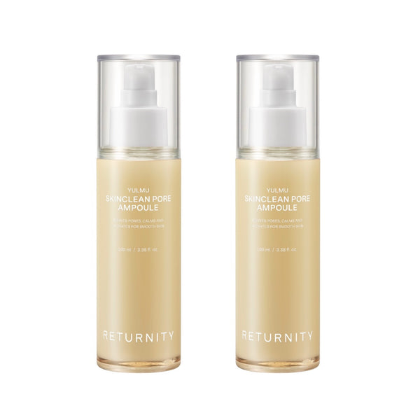 [10% OFF] A set of 2 BIG SIZE - RETURNITY Yulmu SKIN CLEAN PORE AMPOULE (100ml)