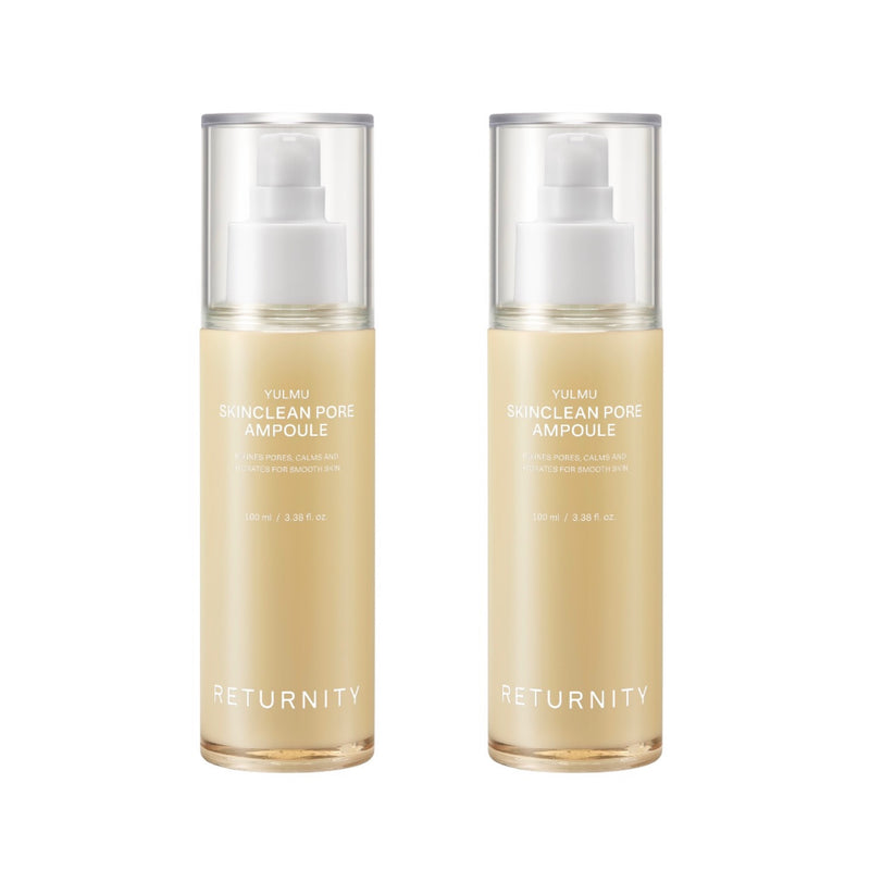 [10% OFF] A set of 2 BIG SIZE - RETURNITY Yulmu SKIN CLEAN PORE AMPOULE (100ml)
