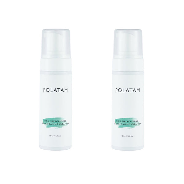 [15% OFF] A set of 2 POLATAM CICA MALACALMING FRESH FOAMING CLEANSERs