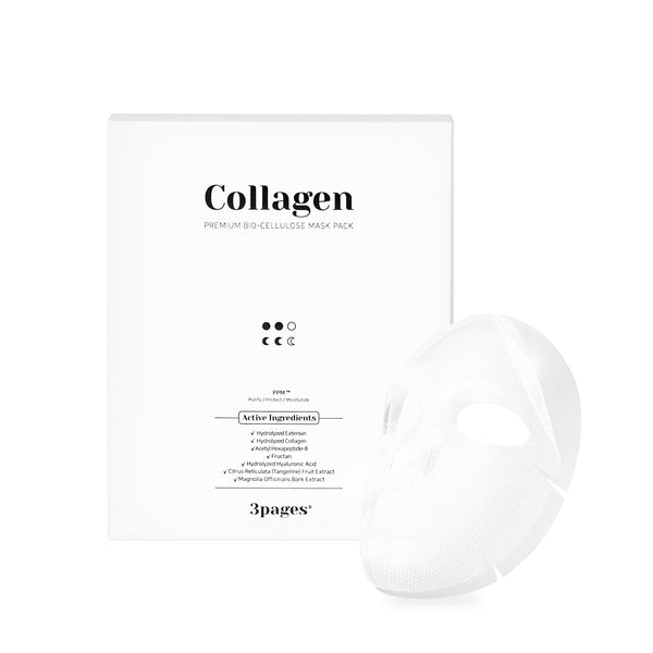 3PAGES® Collagen Peptides Mask Pack 1Box (5ea)