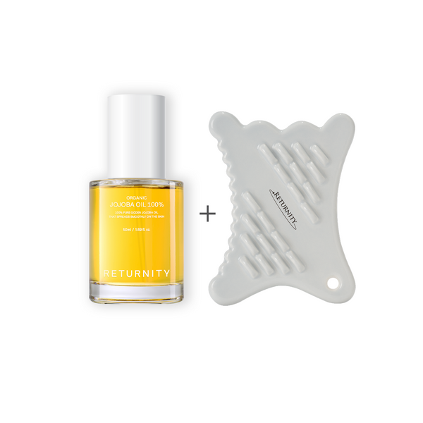 [5% OFF] Returnity Gua Sha + Jojoba oil