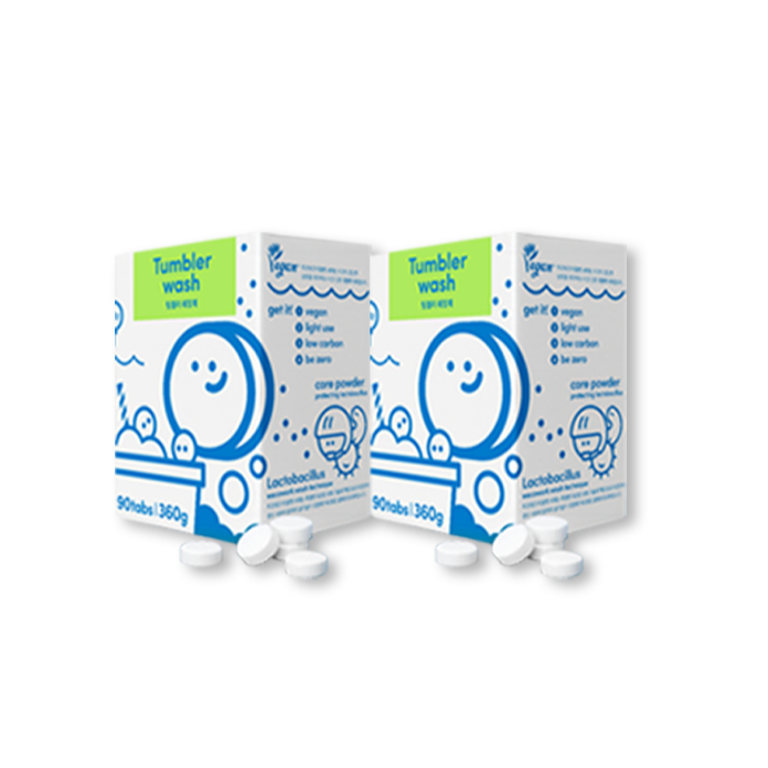 [BUY 2 - GET 15%off] WeCoWork Vegan Tumbler Wash Tablets(180 tablets)