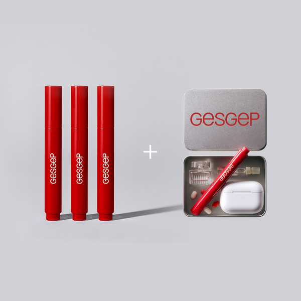 [20% OFF] gesgep Lip Glow TRIO + COMPLIMENTARY TIN CASE