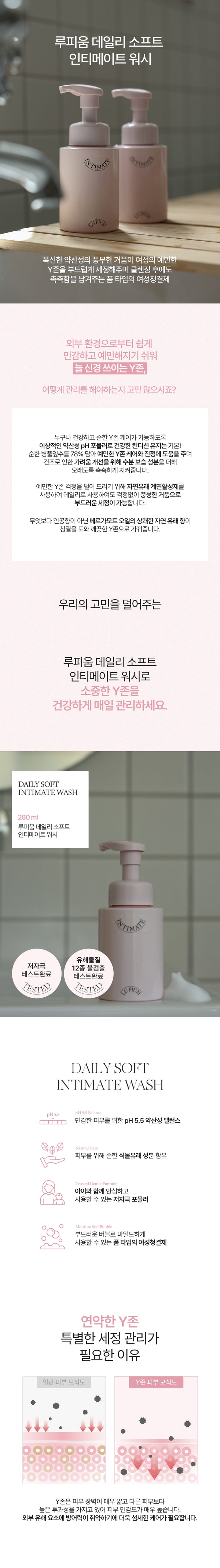 LU'PIUM DAILY SOFT INTIMATE WASH