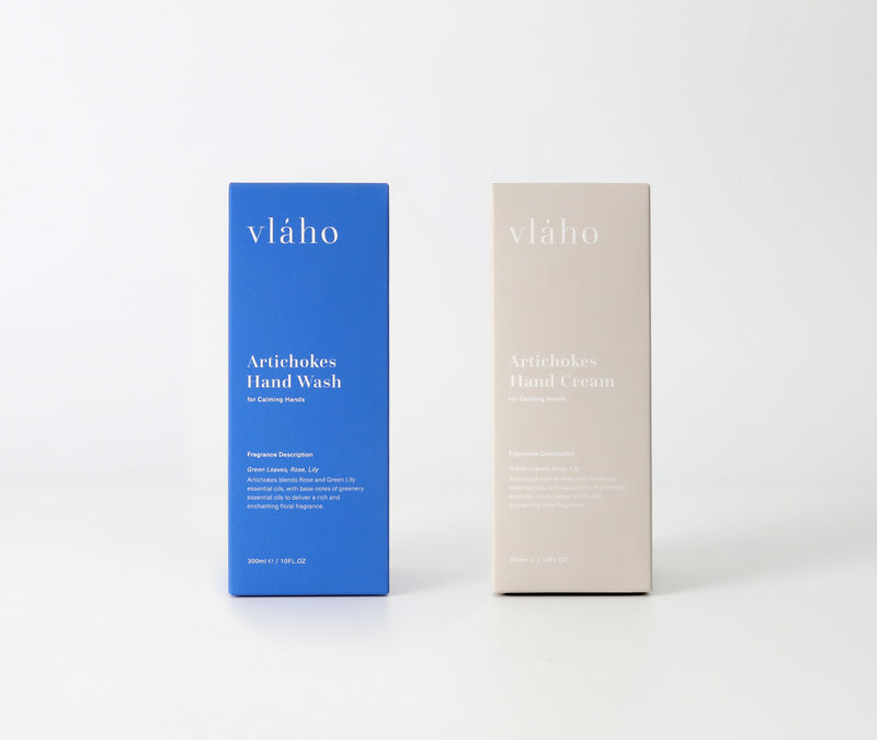 [5% OFF] A Set of VLAHO HAND SOAP + HAND CREAM
