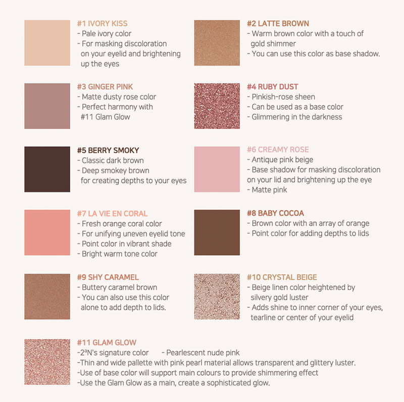 2aN Daily Blossom Eyeshadow Palette