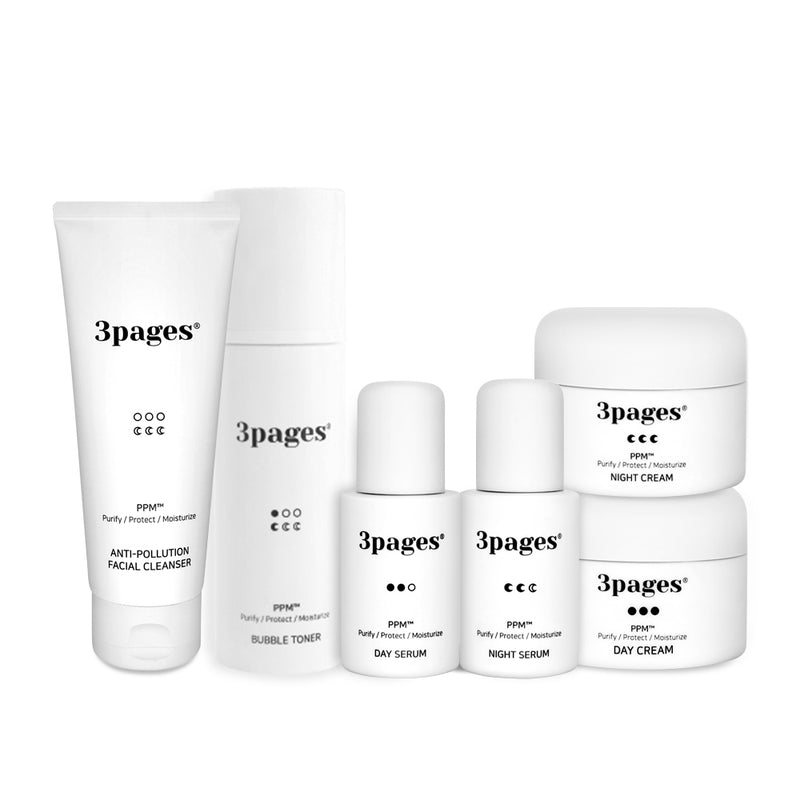 [10% OFF]3pages® complete treatment set with Bubble Toner