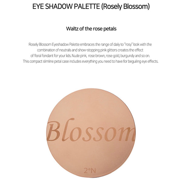 2aN Rosely Blossom Eyeshadow Palette